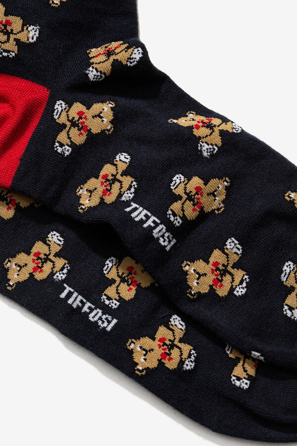 Tiffosi Calcetines Estampados azul