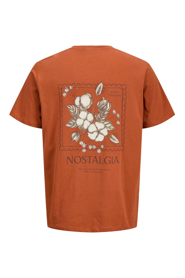 JJ REBEL Camiseta back print naranja