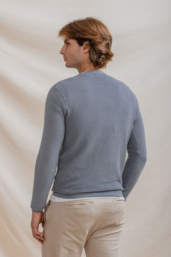 Celopman Jersey B&aacute;sico Ottoman azul