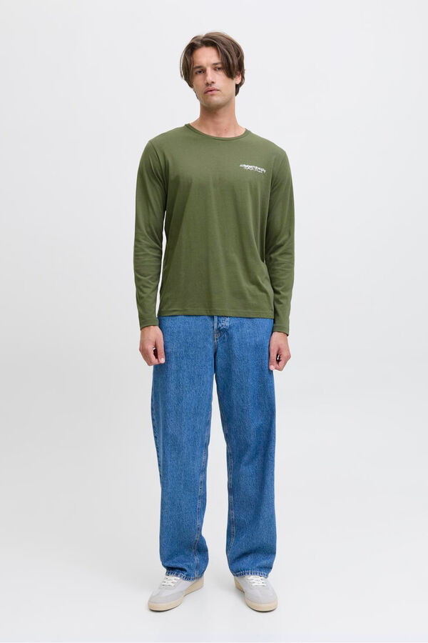 JJ REBEL Camiseta regular fit verde