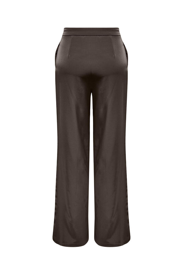 JDY Cal&ccedil;as largas cetim cru