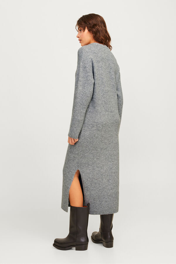 Jack & Jones Vestido maxi de punto gris