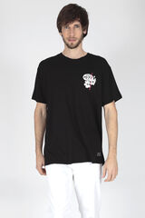 Brave Soul Camiseta estampada en espalda negro