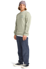 Billabong Sudadera cuello redondo kaki