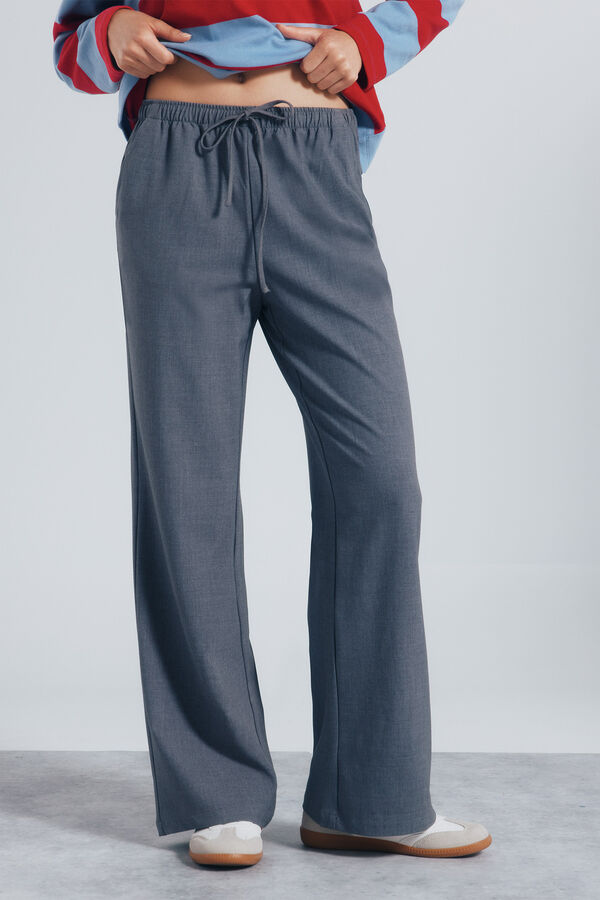 Springfield Cal&ccedil;a jogger larga cinzento
