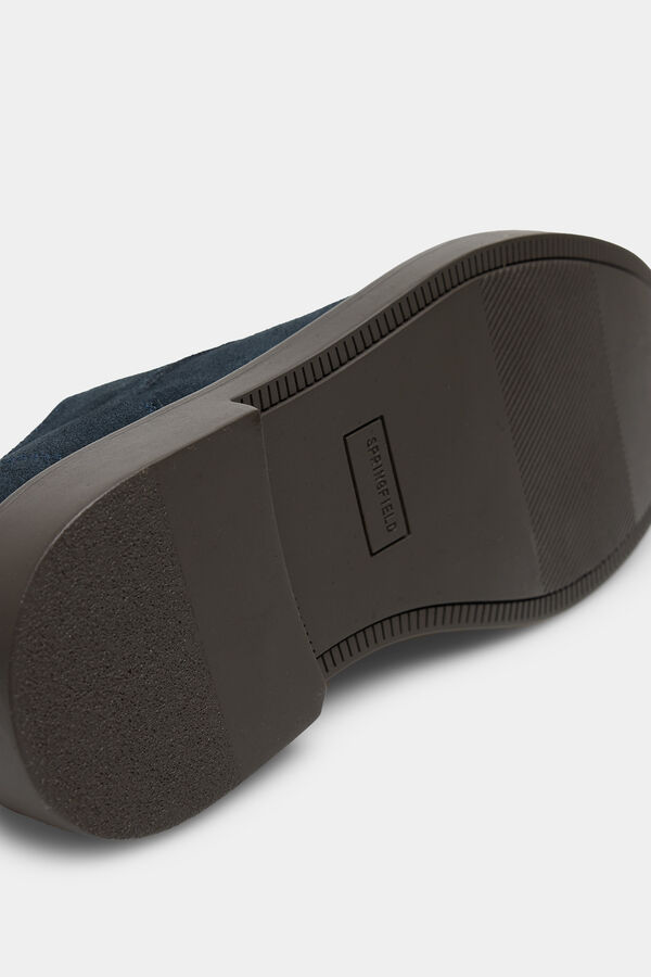 Springfield Zapato piel vestir azul