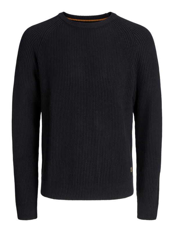 Jack & Jones Jersey de punto estructurado negro