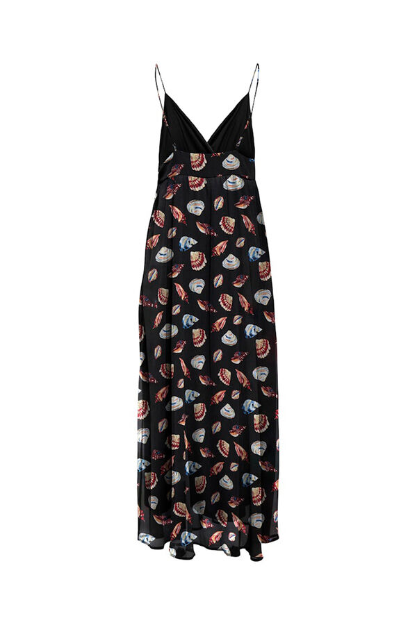 Only Vestido largo tirantes negro