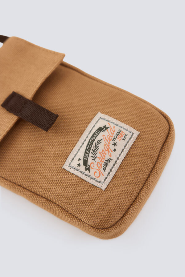 Springfield Bolso peque&ntilde;o cruzado beige