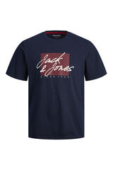 Jack & Jones PLUS Camiseta fit est&aacute;ndar Plus azul