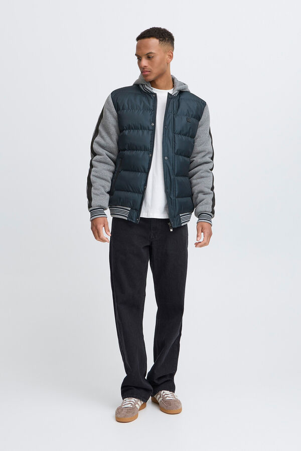 Blend Casaco com capuz azul