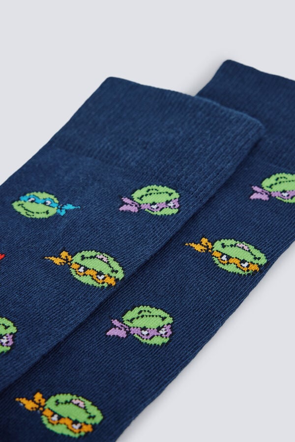 Springfield Calcet&iacute;n Turtugas Ninja azul