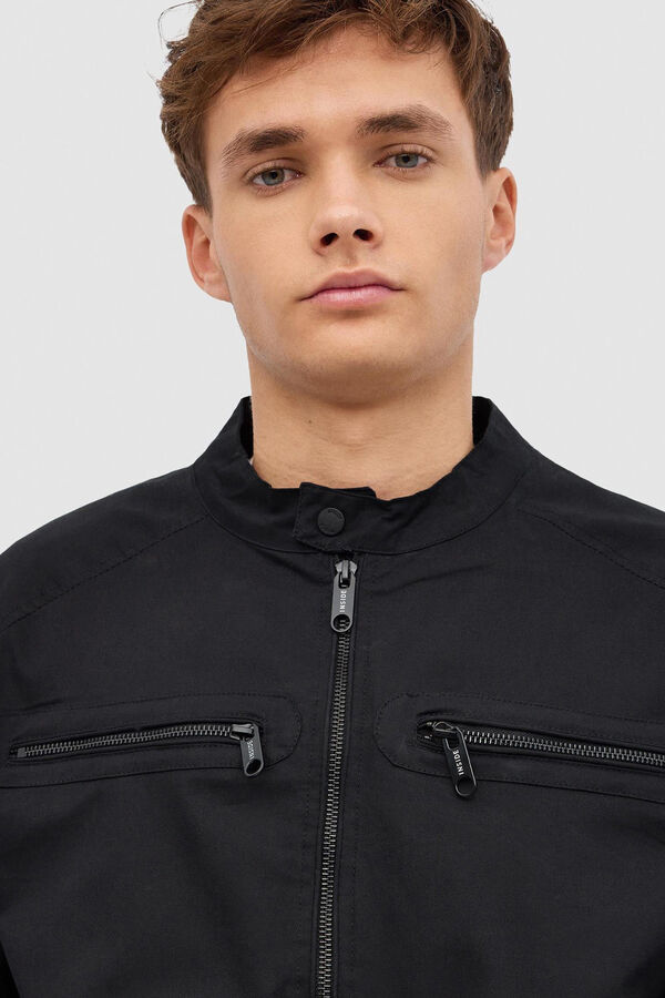 Inside Blus&atilde;o em nylon preto