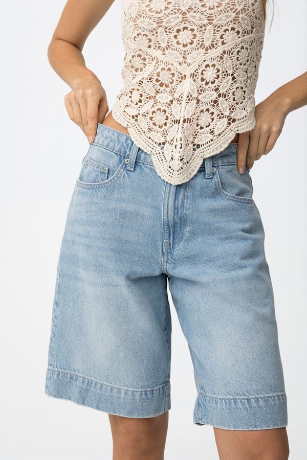 Tiffosi Bermudas denim azul