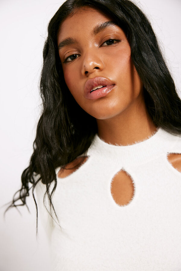 High Spirits Jersey "Tracy" blanco