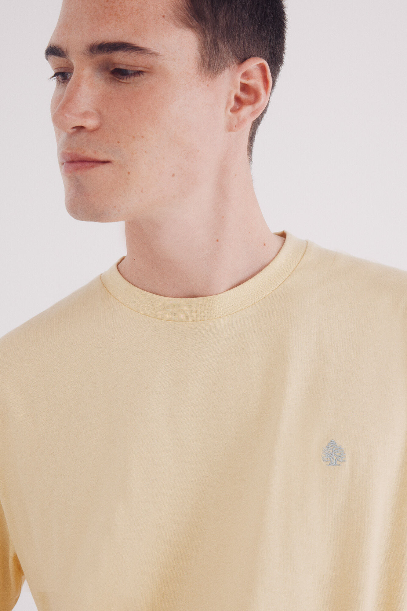 Springfield Camiseta b&aacute;sica com gola redonda