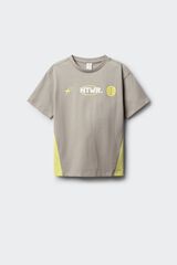 Springfield Kids T-shirt de manga curta jogger para menino cinzento