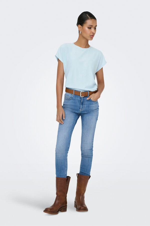 Only T-shirt plumeti azul