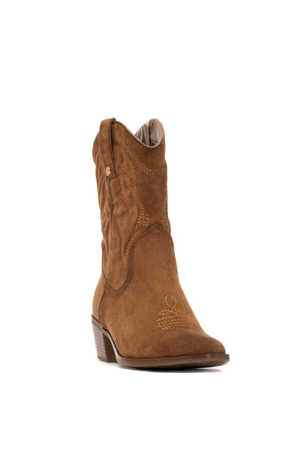 XTI Botin Cowboy Bordado nude