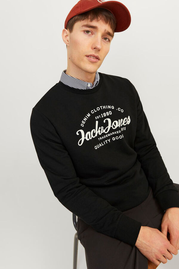 Jack & Jones Sudadera est&aacute;ndar negro