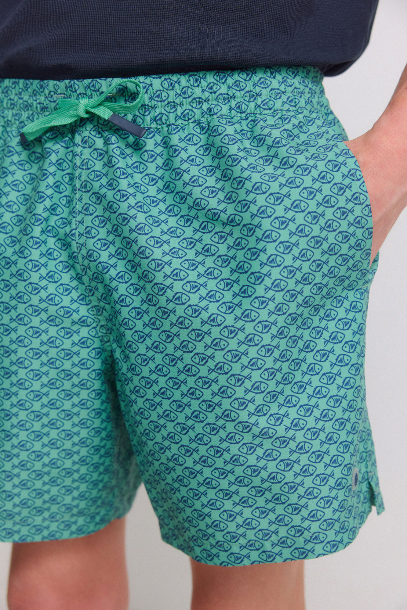 Springfield Fato de banho estampado de peixes