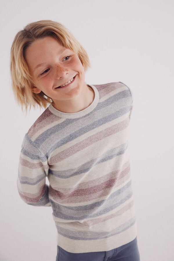 Springfield Kids Su&eacute;ter torcido para menino cinzento