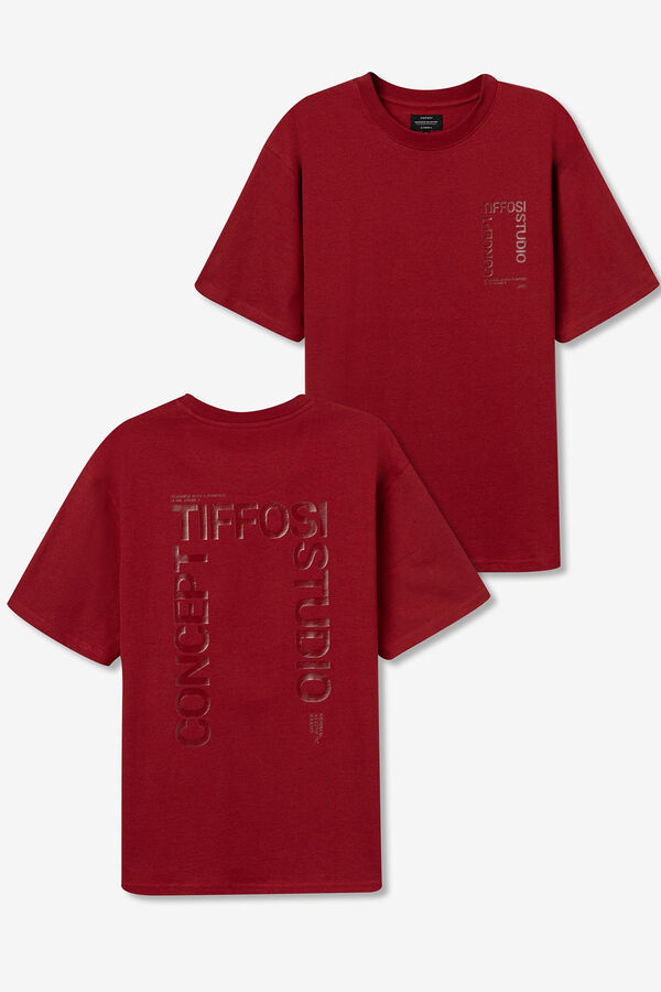 Tiffosi T-shirt Estampada rojo