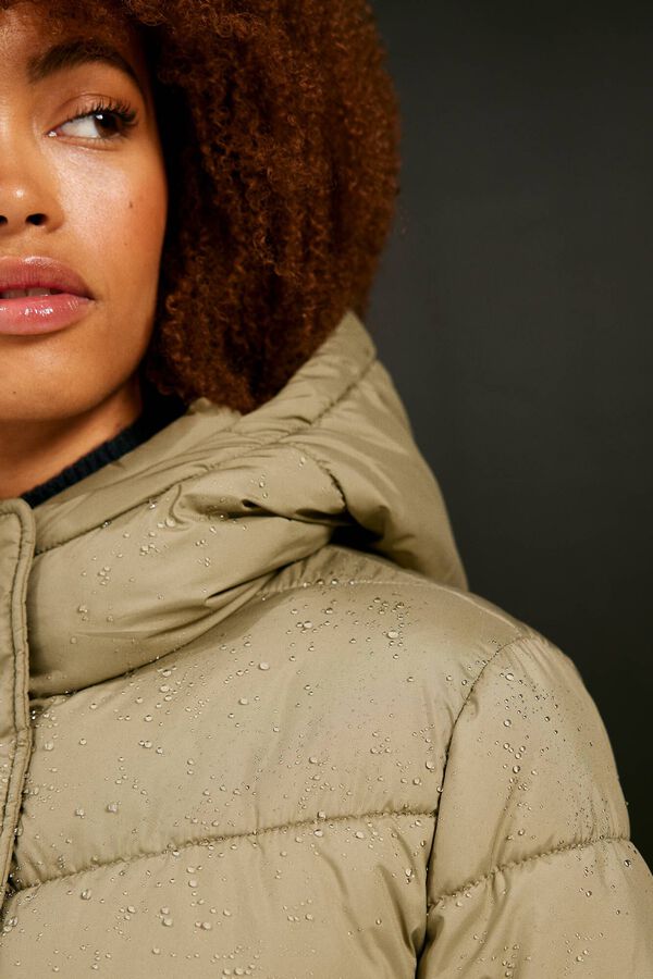 Springfield Chaqueta Corta Acolchada Poli&eacute;ster Reciclado verde