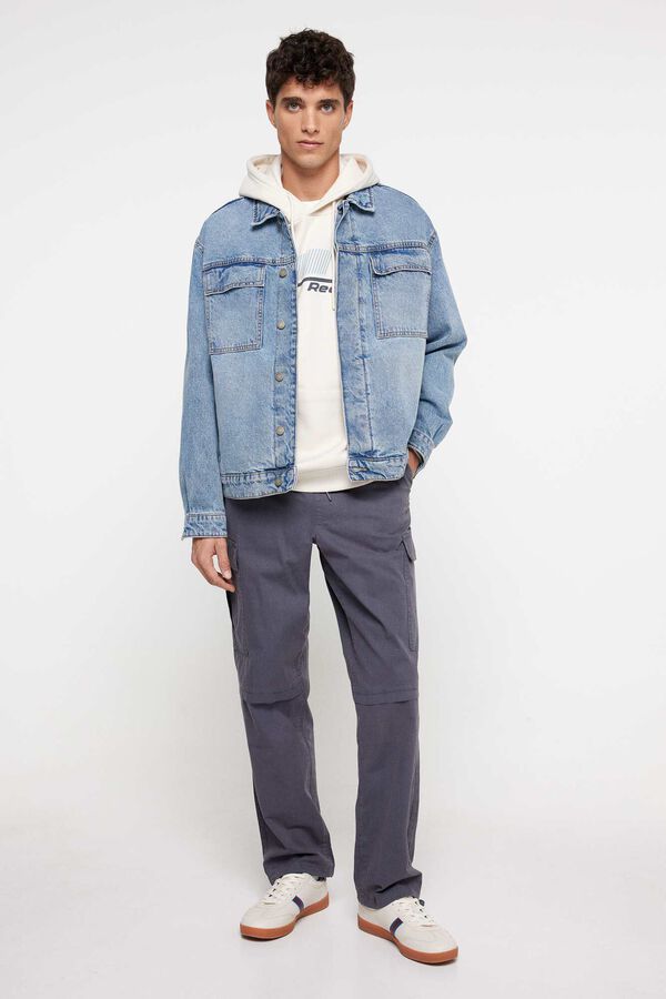 Springfield Pantal&oacute;n cargo parachute azul