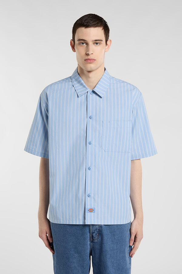 Dickies Camisa de manga curta azul