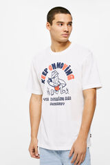 Springfield Camiseta burning marfil