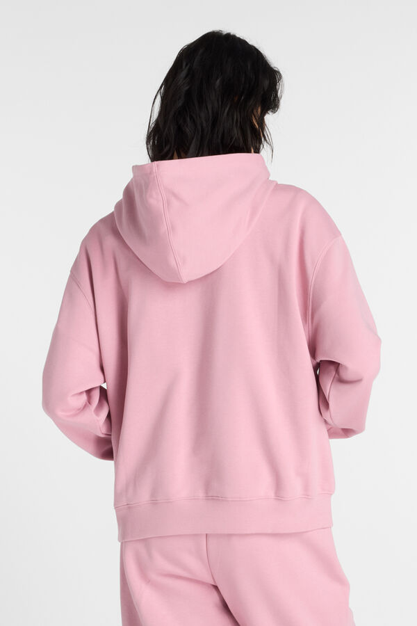 New Balance Sudadera con capucha deportiva rosa