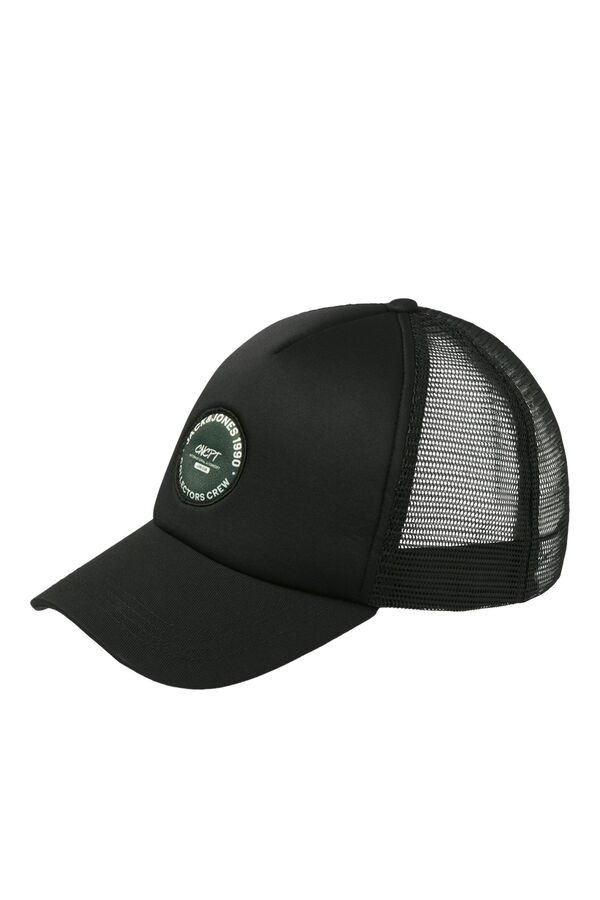 Jack & Jones Bon&eacute; trucker logo preto