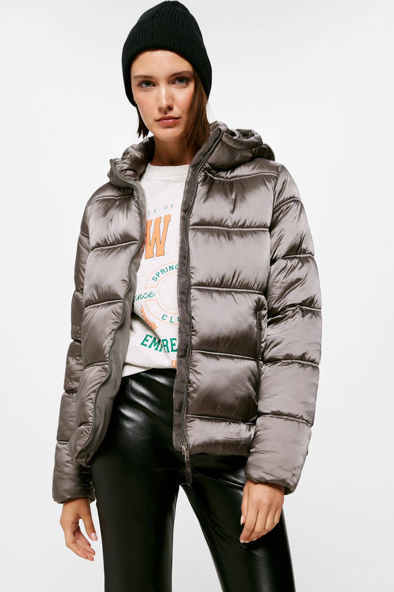 cazadoras metalizadas mujer