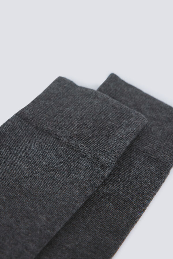 Springfield Meia longa monocrom&aacute;tica cinzento