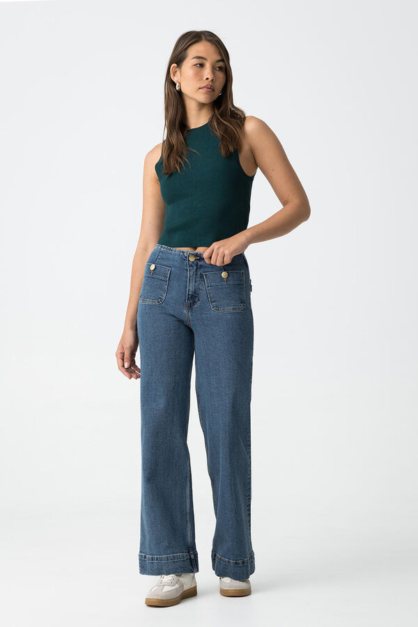 Tiffosi Jeans Sarah Wide Leg azul