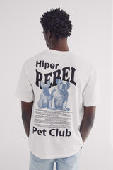 Springfield Camiseta Pet club marfil
