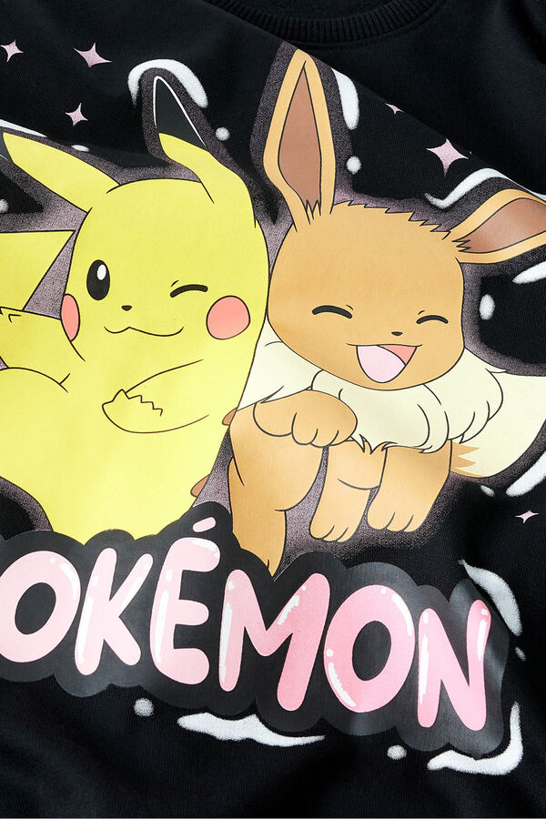 Name it Moletom com gola redonda Pok&eacute;mon preto