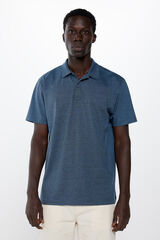 Springfield Polo riscas regular fit azul