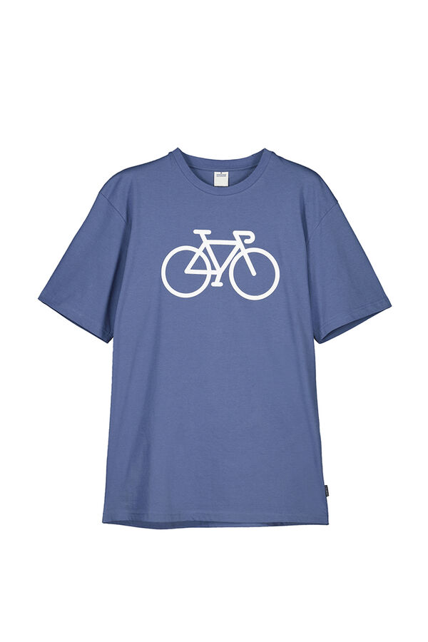 Springfield Camiseta bici azul medio
