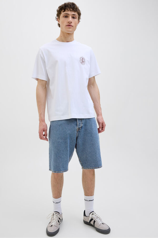 Jack & Jones Bermuda denim baggy fit azul