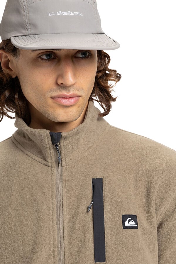 Quiksilver No Destination - Polar con cremallera para hombre nude