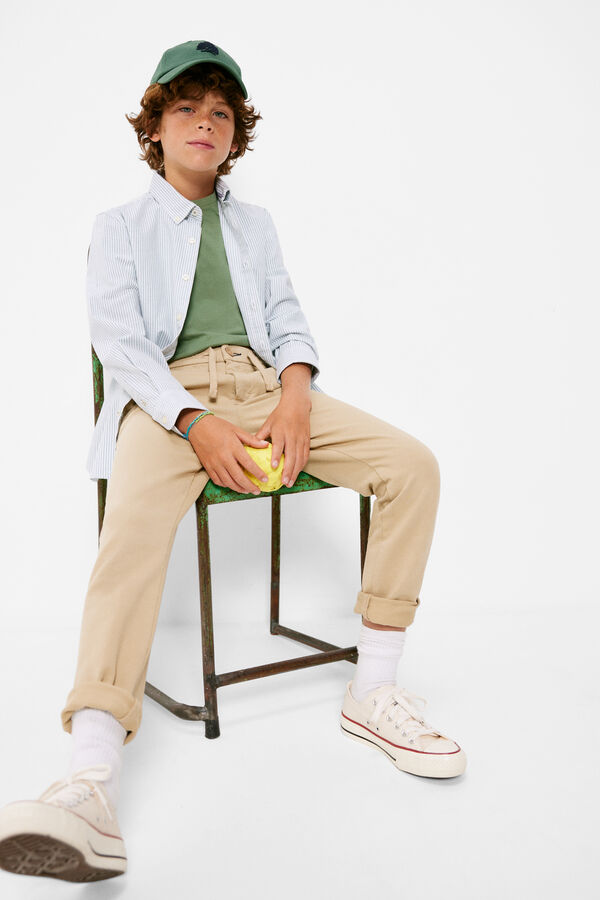Springfield Kids Camisa Oxford ni&ntilde;o turquesa