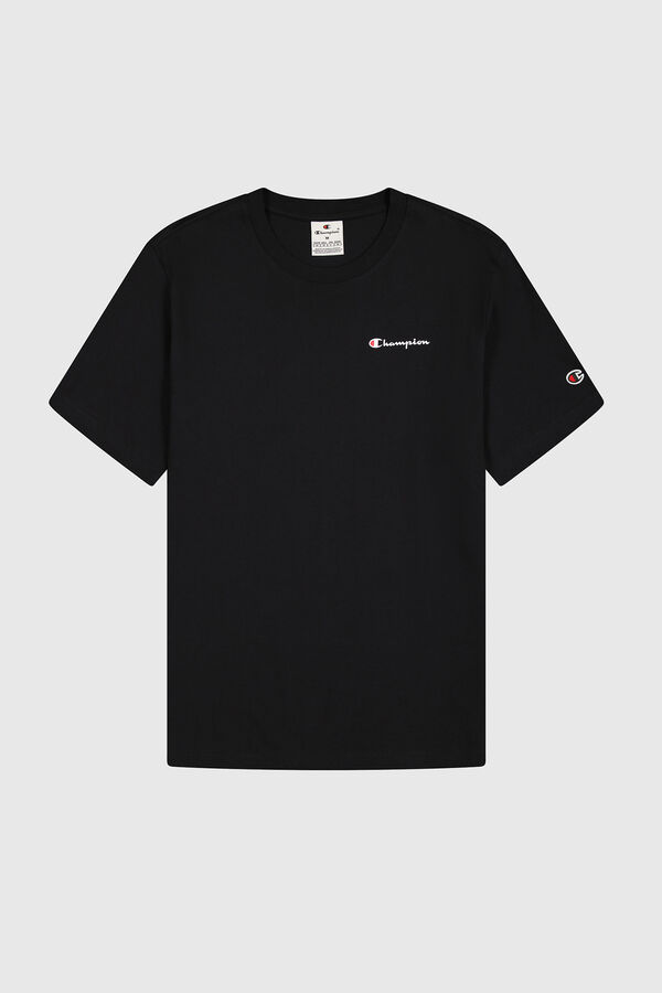 Champion Camiseta de algod&oacute;n hombre negro