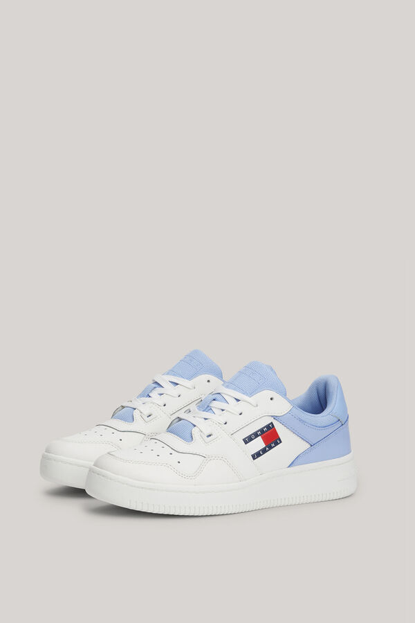 Tommy Jeans Retro basket en material mix Tommy Jeans azul