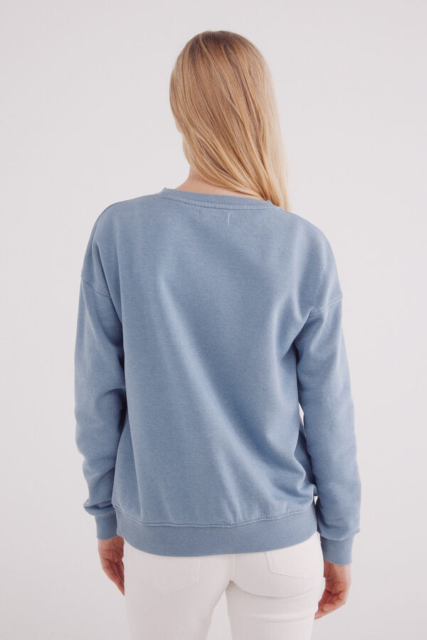 Springfield Sudadera gr&aacute;fica azul