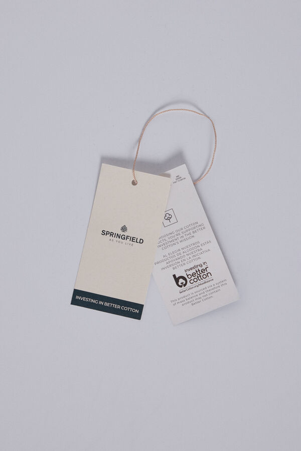 Springfield Camiseta la mer acuarela azul