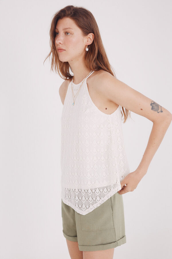 Springfield Shorts com bolsos de Lyocell verde