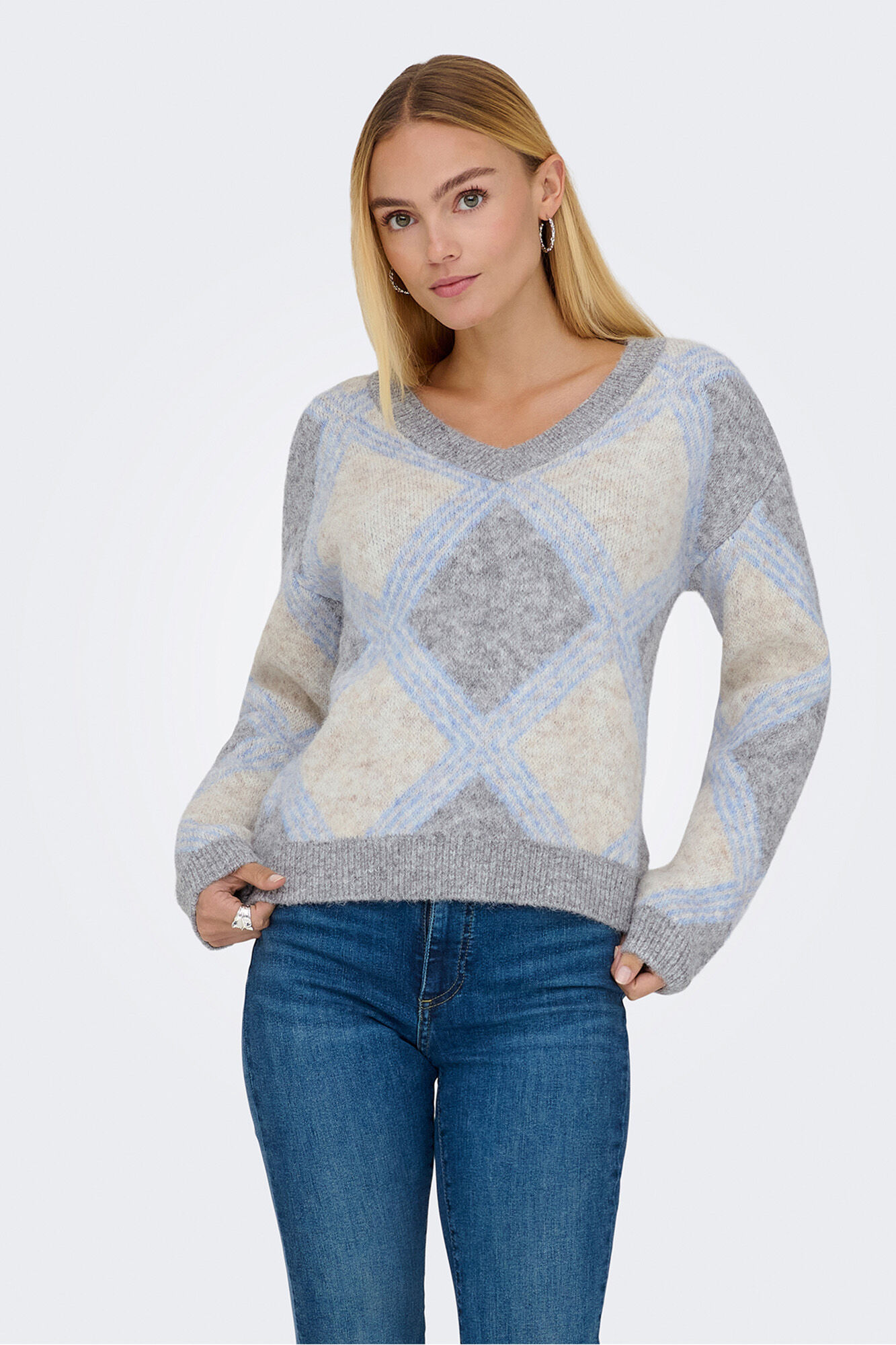 JDY Jersey cuello pico