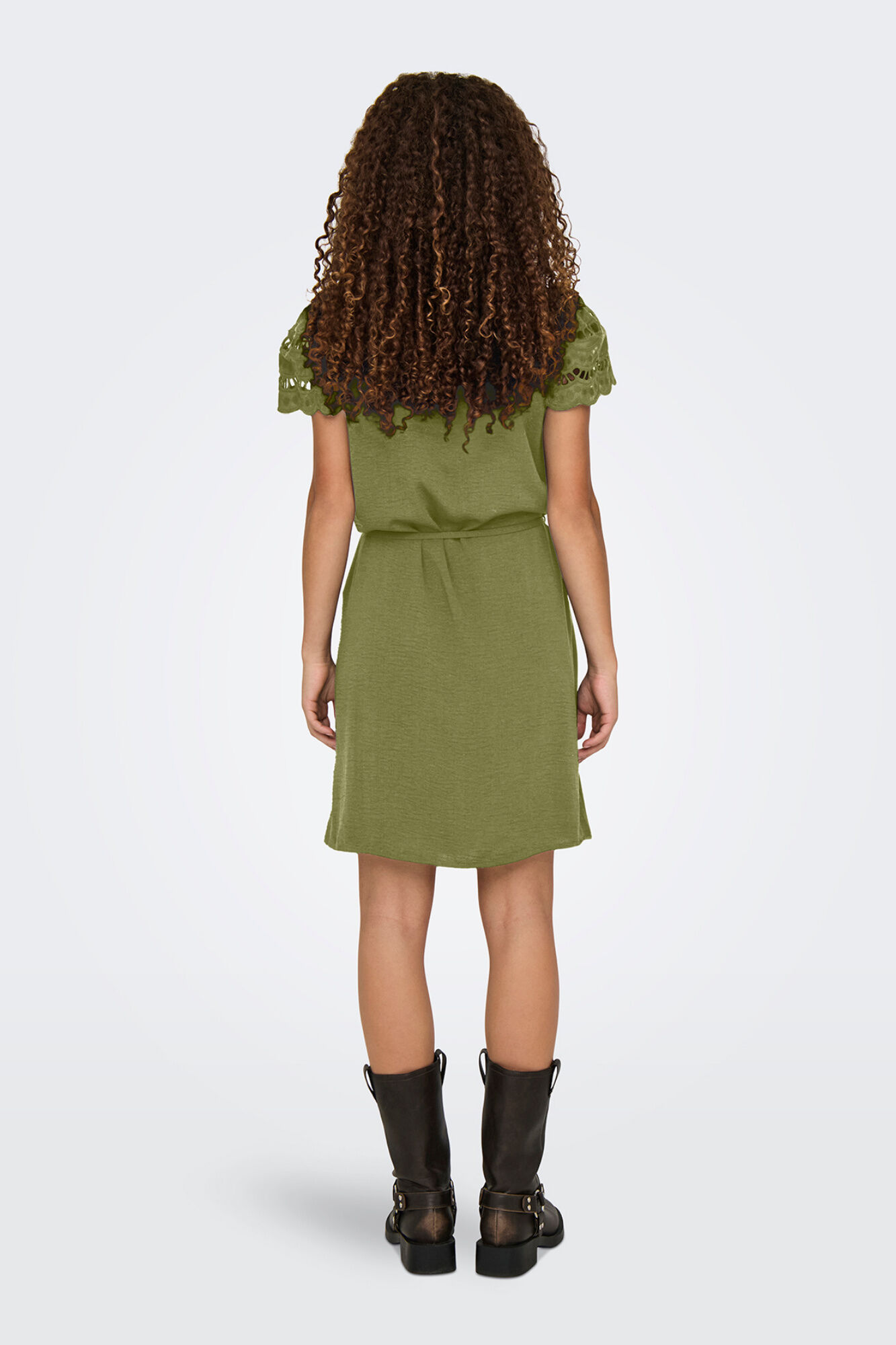JDY Vestido corto detalle encaje